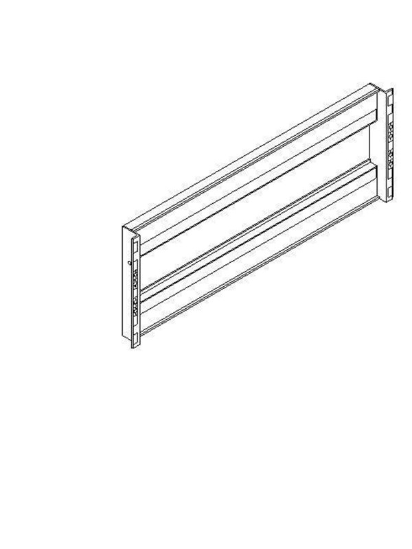 Tabula Escutcheon plate 3x1m