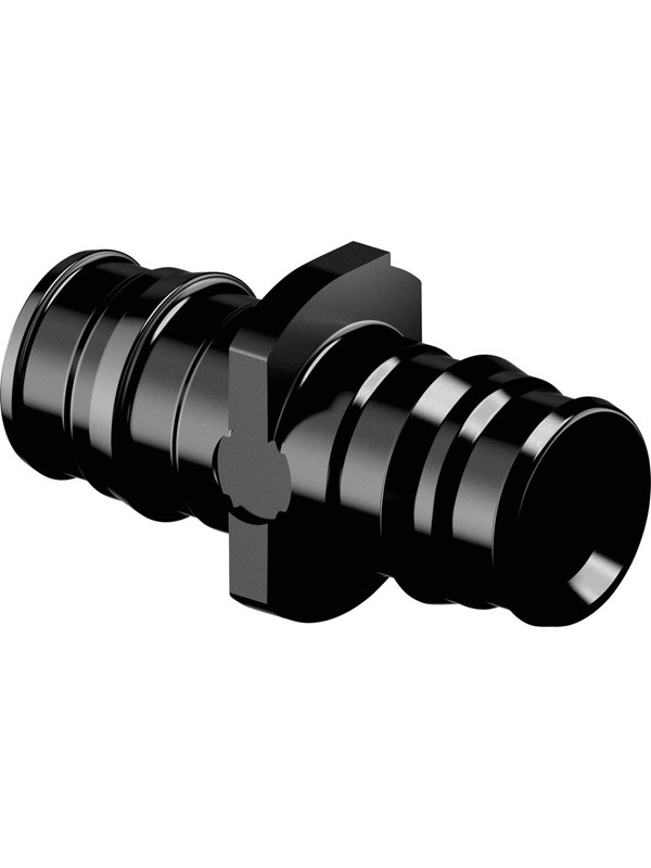 Uponor q&e coupling ppsu Zwart 16 mm