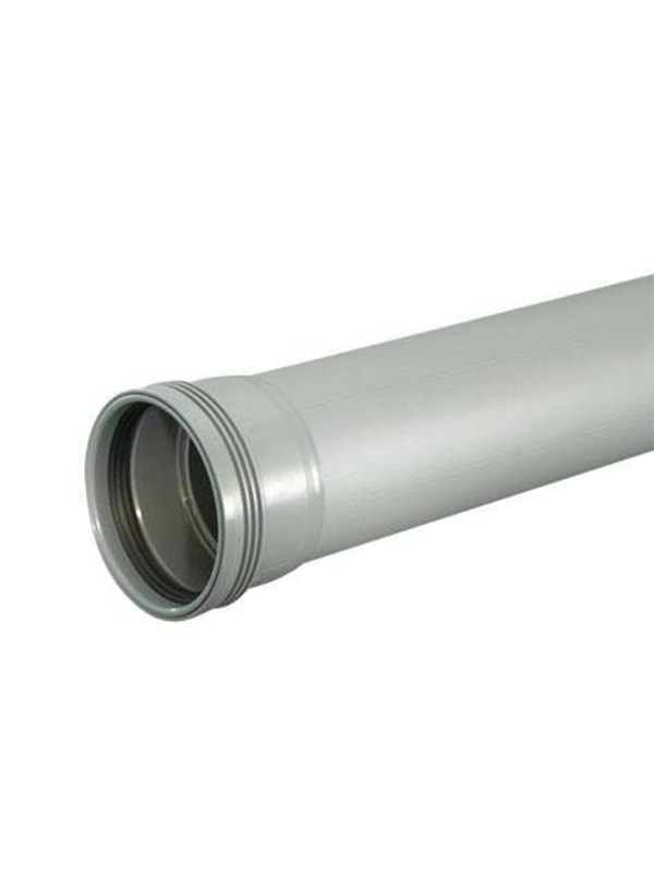 Wavin Wafix pp pipe with sleeve 75 x 250 mm grey