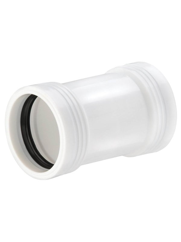 Wavin Wafix pp double socket sleeve ø40 mm white