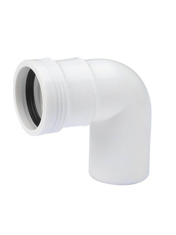 Wavin Wafix pp bend 88.5° x 32 mm Wit