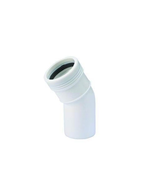 Wavin Wafix pp bend 30° x 40 mm white