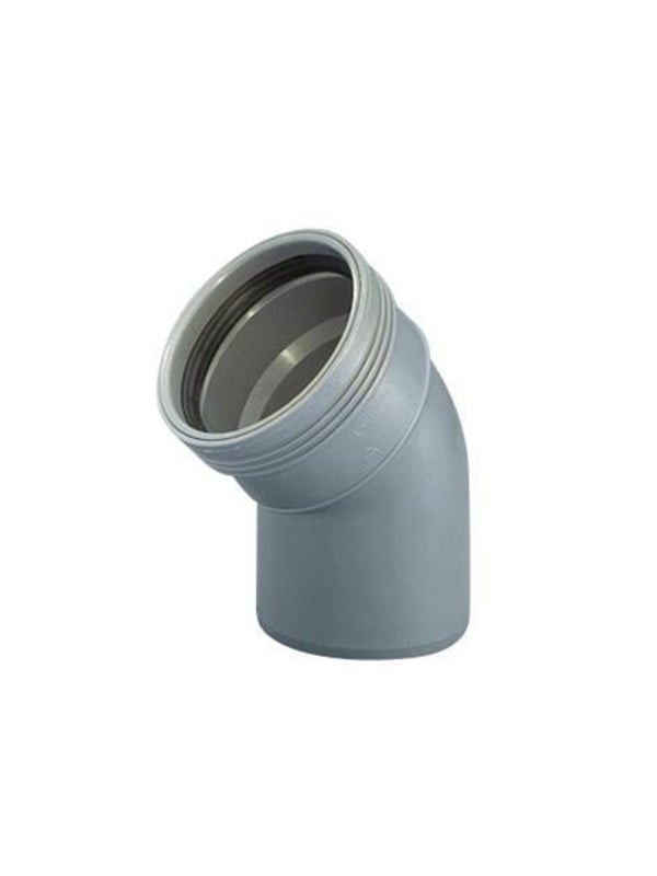 Wavin Wafix pp bend 45° x 50 mm grey