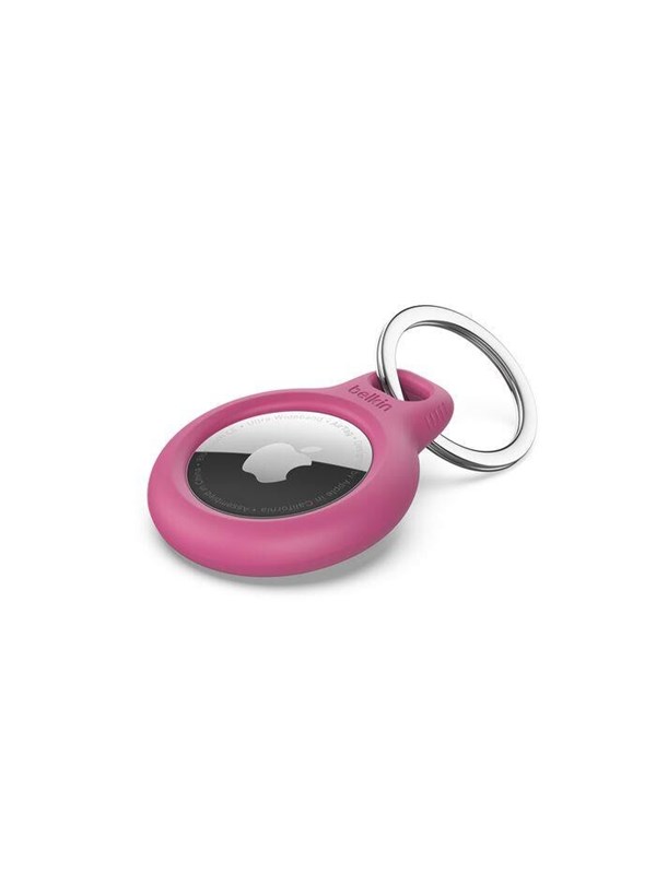 Belkin Beschermende houder met sleutelhanger - geschikt voor Apple AirTag - Roze