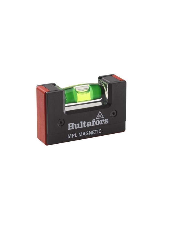 Hultafors Mini Waterpas MPL Magnetisch 68 mm – HU401313 - Tot 0.25 m - rood