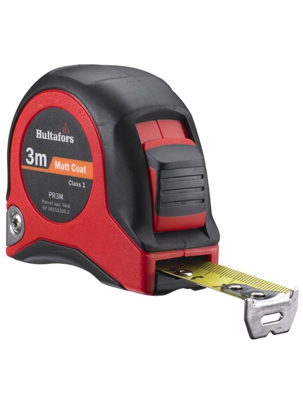Hultafors PR 3M Rolmaat - Staal - 3m x 19mm - Geel