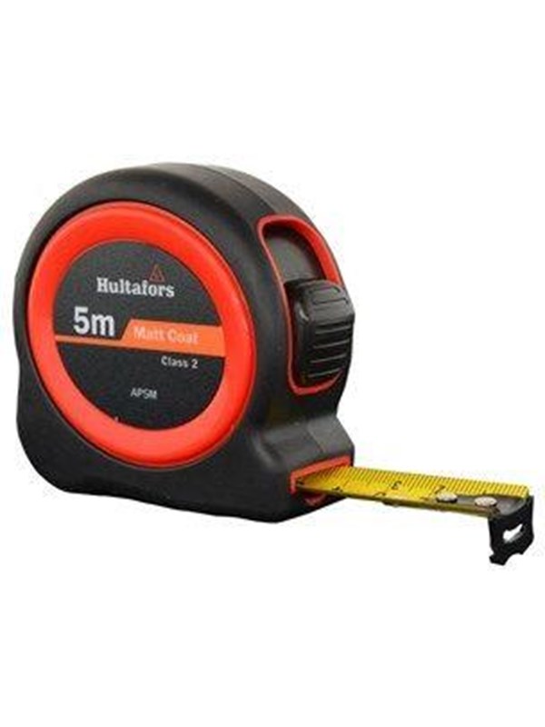 Hultafors AP5M Rolmaat staal - geel - 5 meter