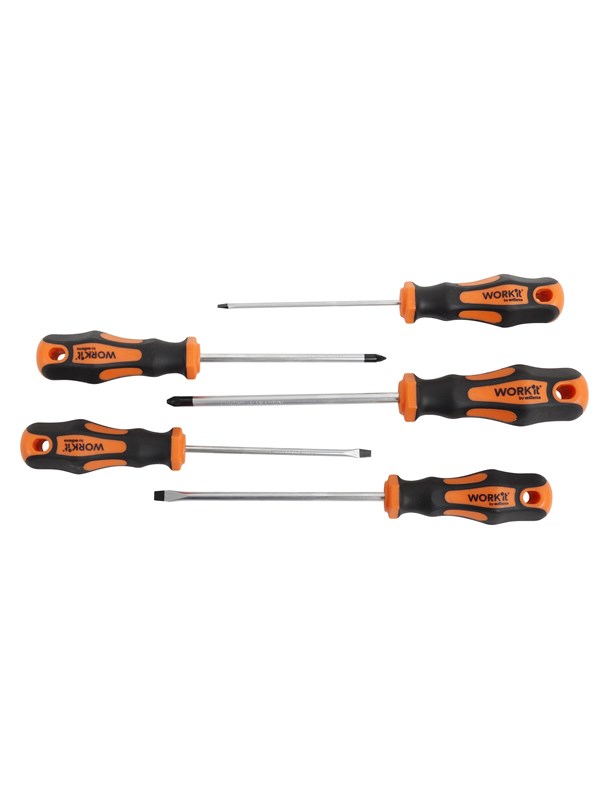 Work>it Schroevendraaierset combi 5 stuks