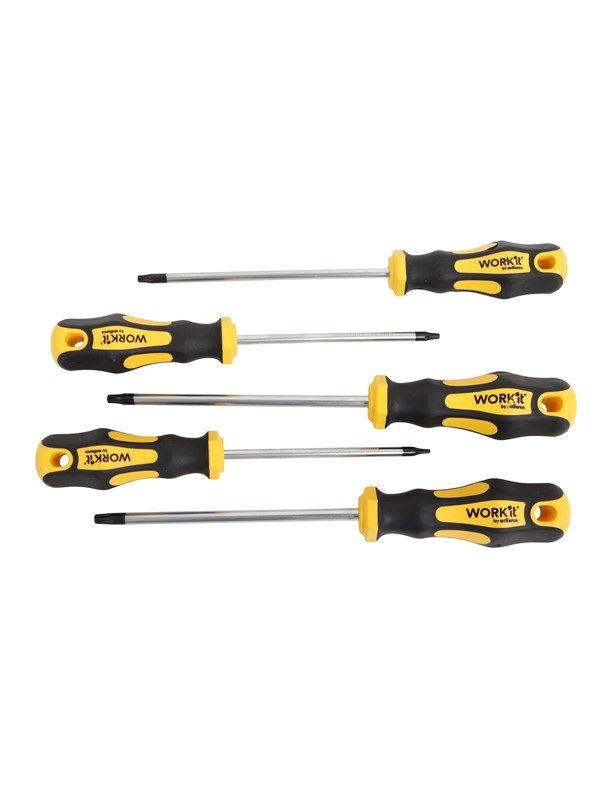 Work>it TORX screwdriver set 5 pcs.