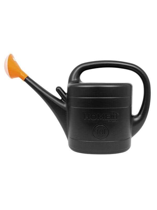 HOME It® Gieter met broeskop - Zwart - kunststof - 10 liter - gieters voor buiten - 100% gerecycled