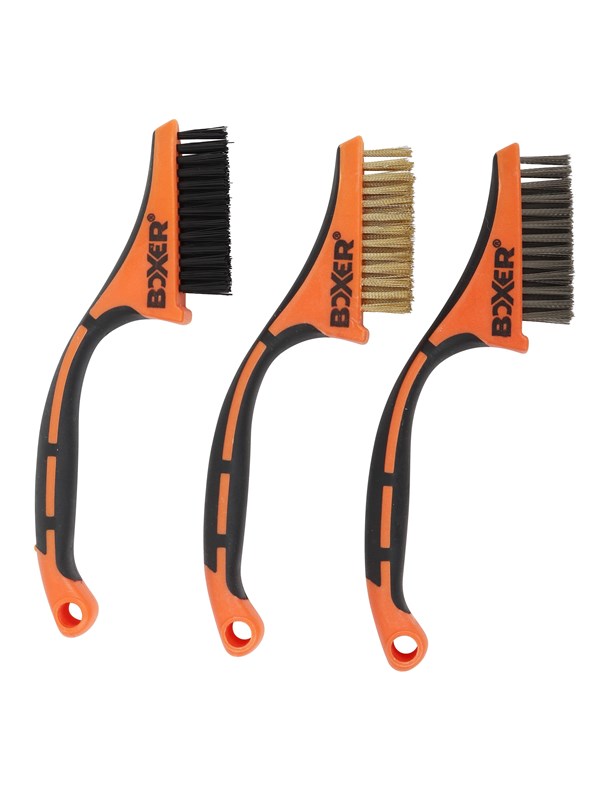 Boxer Staal brush set mini - 3 pcs.