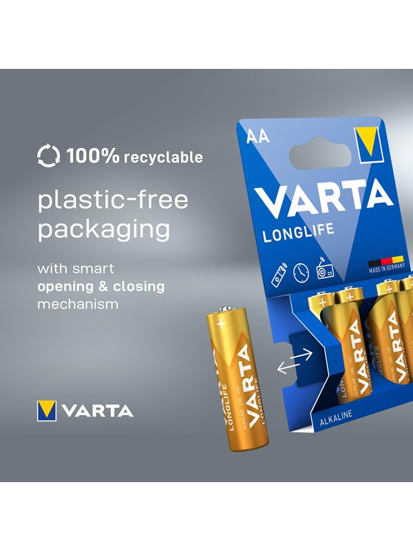 VARTA Longlife - AA - 16-pack: Langdurig gebruik - AA - 16 stuks