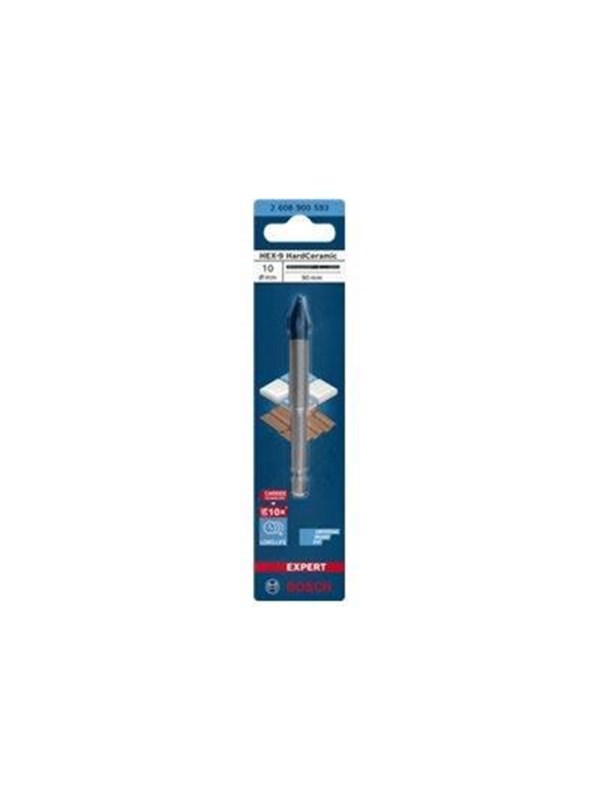 Bosch Expert Serie - Tegelboor - 10mm - 90mm - Hard Keramiek