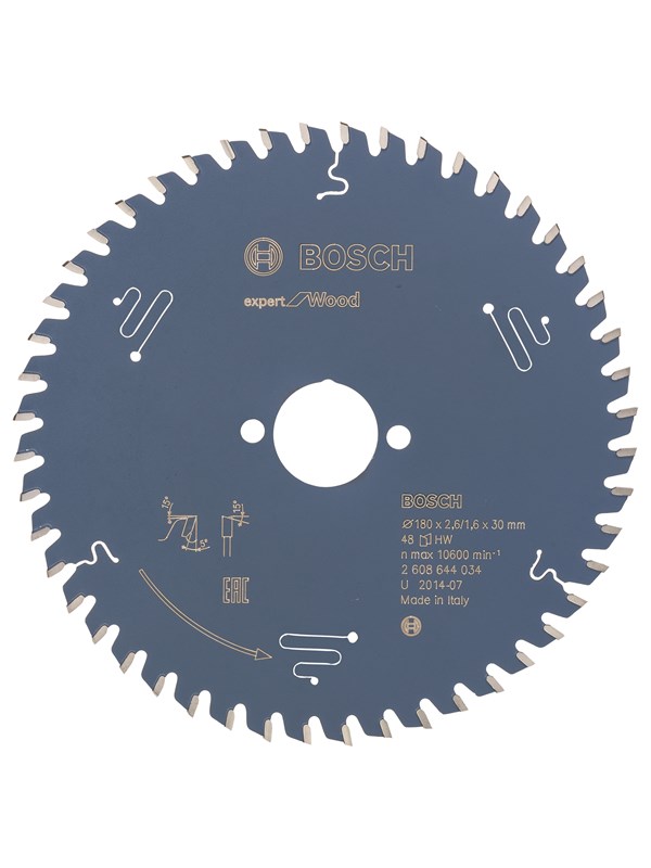 Bosch RUNDSAVKLINGE 180X30X2.6MM 48T EXP Hout