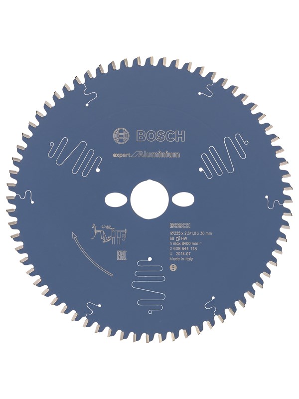 Bosch RUNDSAVKLINGE 225X30X2.6MM 68T EXP ALU