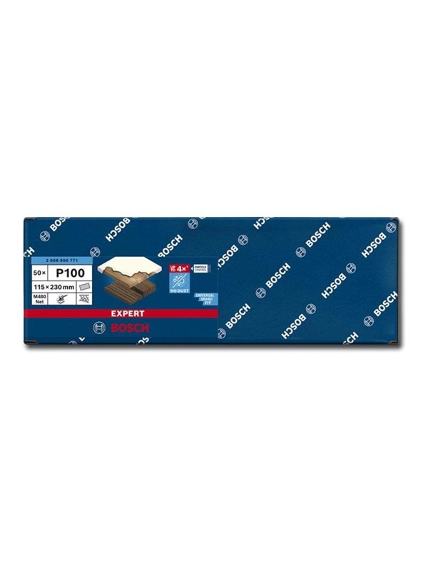 Expert M480 schuurnet voor vlakschuurmachines 115 x 230 mm, K100 - 1 stuk(s)