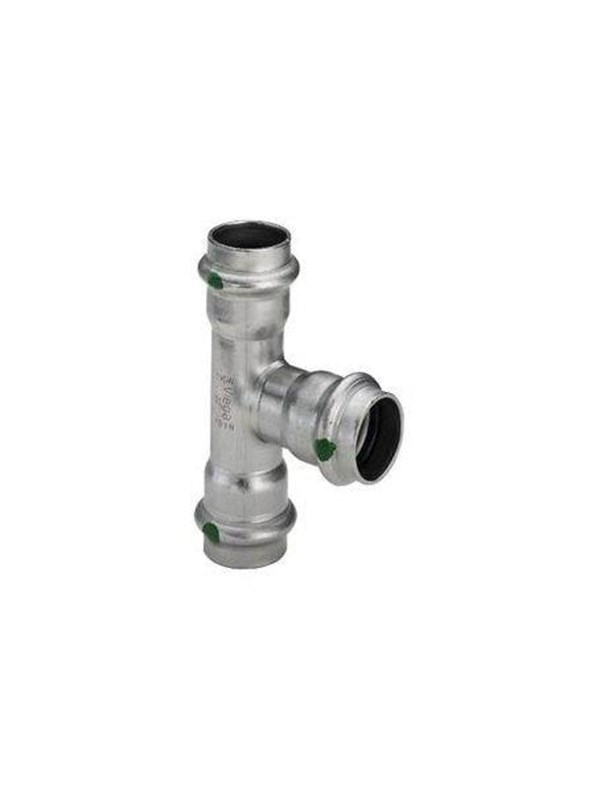 Viega Sanpress Inox T-piece 54 x 28 x 54 mm stainless steel