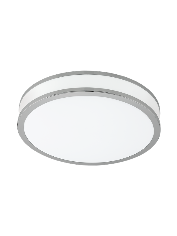 EGLO  Palermo 2 - Wand/Plafondlamp - 1 Lichts - Ø280mm. - Wit, Chroom
