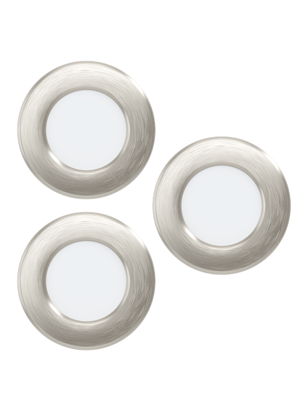 EGLO Fueva 5 Inbouwarmatuur - LED - Ø 8,6 cm - Grijs/Wit