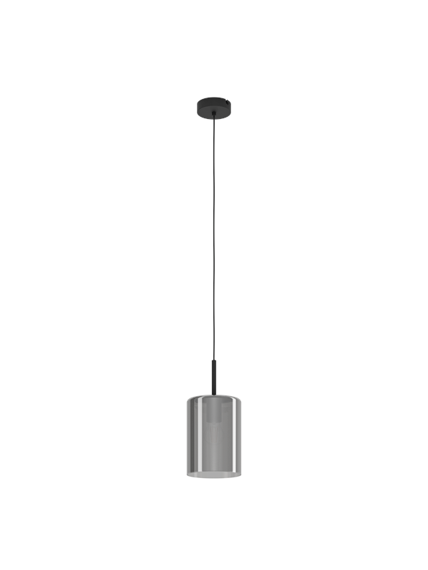 EGLO Cadaques 1 Hanglamp - 1 lichts - Ø16 cm - E27 - Zwart
