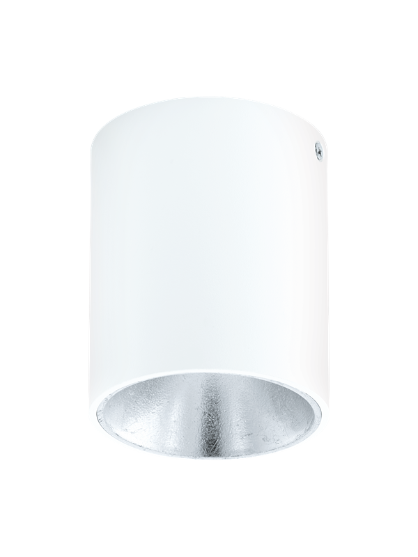 EGLO POLASSO Plafondarmaturen, wit, zilver