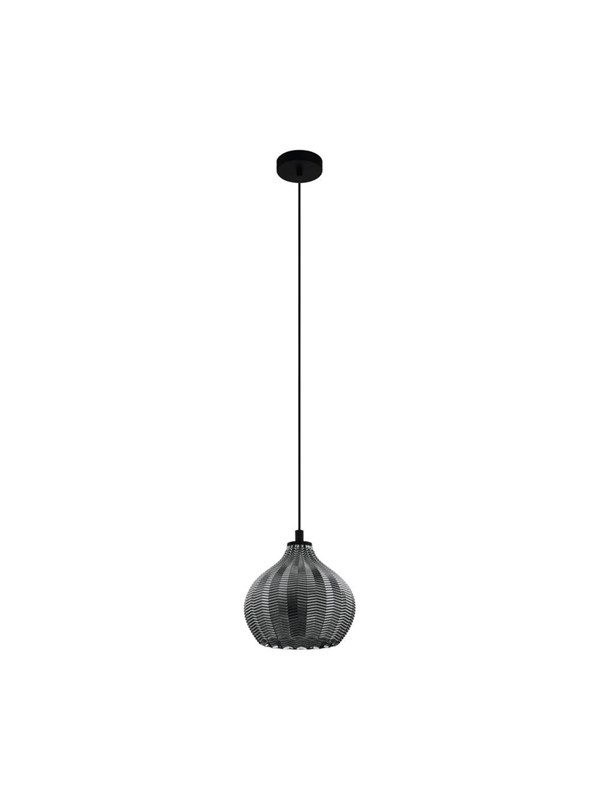 EGLO TAMALLAT hanglamp, zwart-transparant