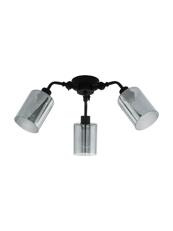 EGLO Forestburg Plafondlamp - E27 - Ø 66,5 cm - Zwart
