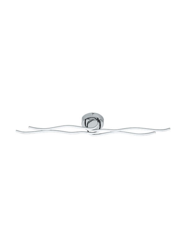 EGLO Roncade - Wand/Plafondlamp - 1 Lichts - Chroom - Wit