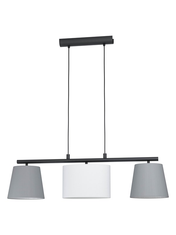 EGLO ALMEIDA 1 hanglamp, grijs, wit