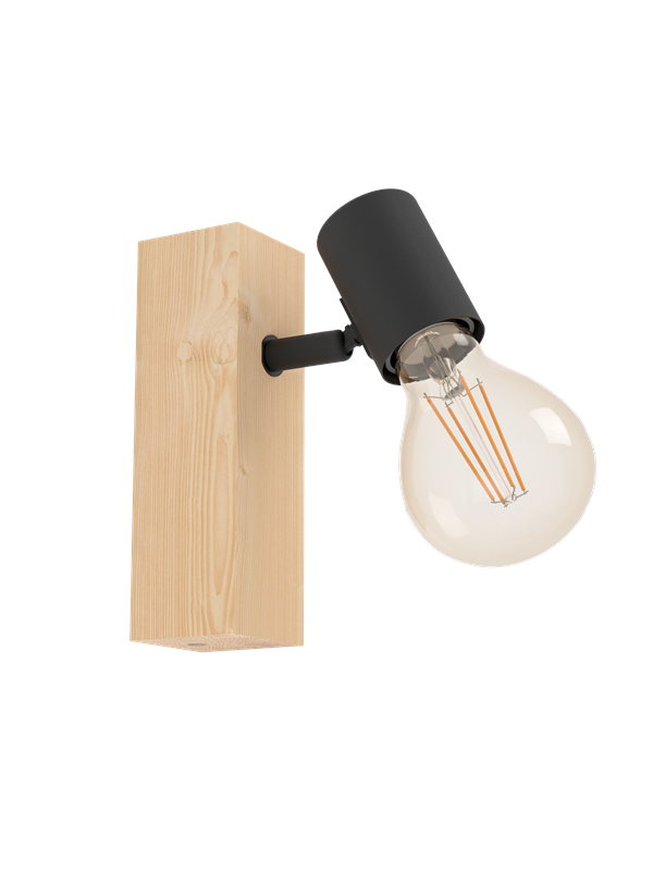 EGLO TOWNSHEND 3 spot, bruin, zwart