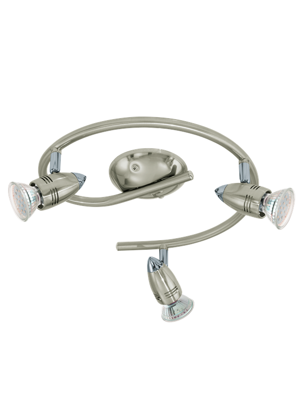 EGLO MAGNUM-LED spot, nikkel-mat, chroom