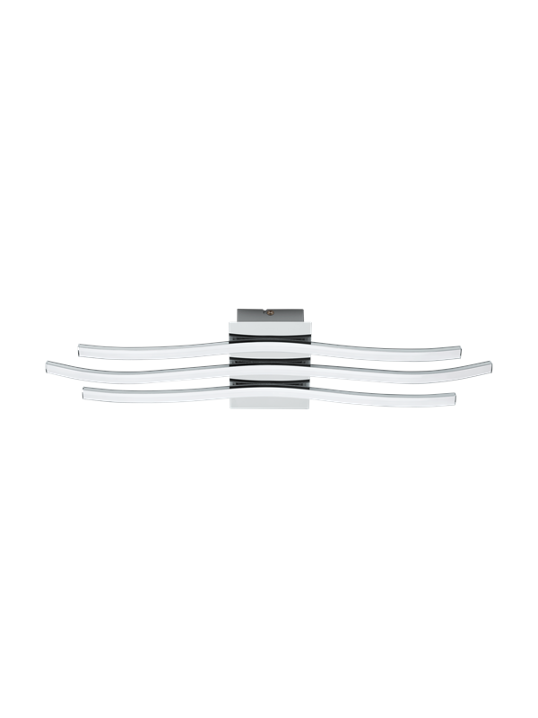 EGLO Roncade - Wand/Plafondlamp - 1 Lichts - Chroom - Wit