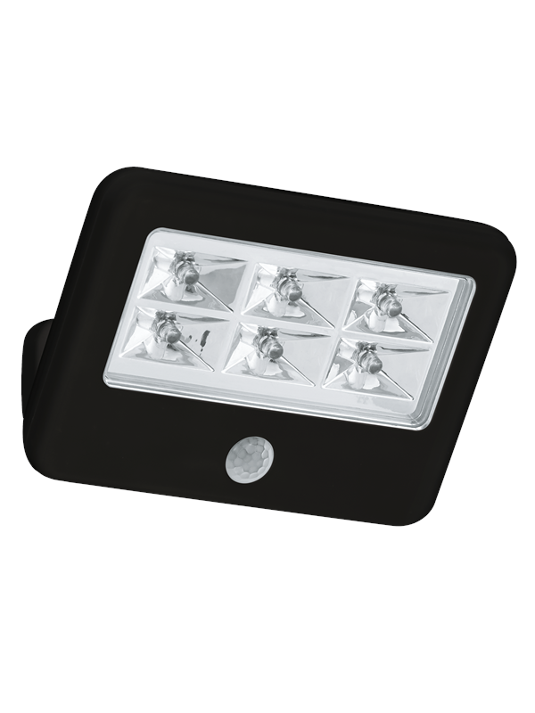 EGLO GAVELLO battery wall lamp with sensor black