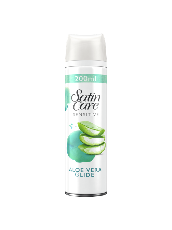 Satin Care - Scheergel - Sensitive Skin - With Aloe Vera - 200ml
