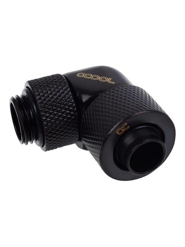Alphacool Eiszapfen 13/10mm compressie fitting 90° draaibaar G1/4 vloeistofkoelsysteem fitting
