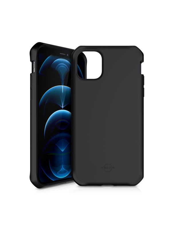 ITSkins Spectrum Solid cover voor Apple iPhone 12 Pro Max - Level 2 bescherming - Zwart