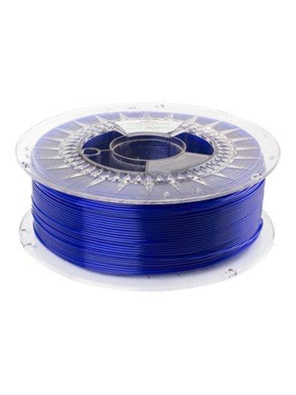Spectrum Transparent blue - Premium PET-G filament - 3D-printer afbeelding 1