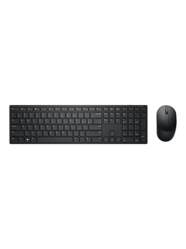Dell Pro Wireless Keyboard and Mouse / 580-AJRC (US International) - Keyboard and mouse set - Universal - Zwart