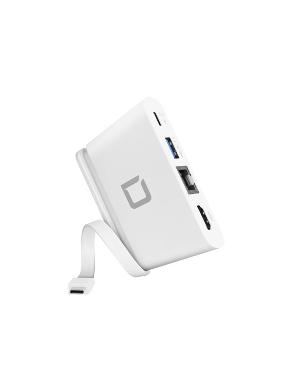 DICOTA D31730 laptop dock & poortreplicator Wit