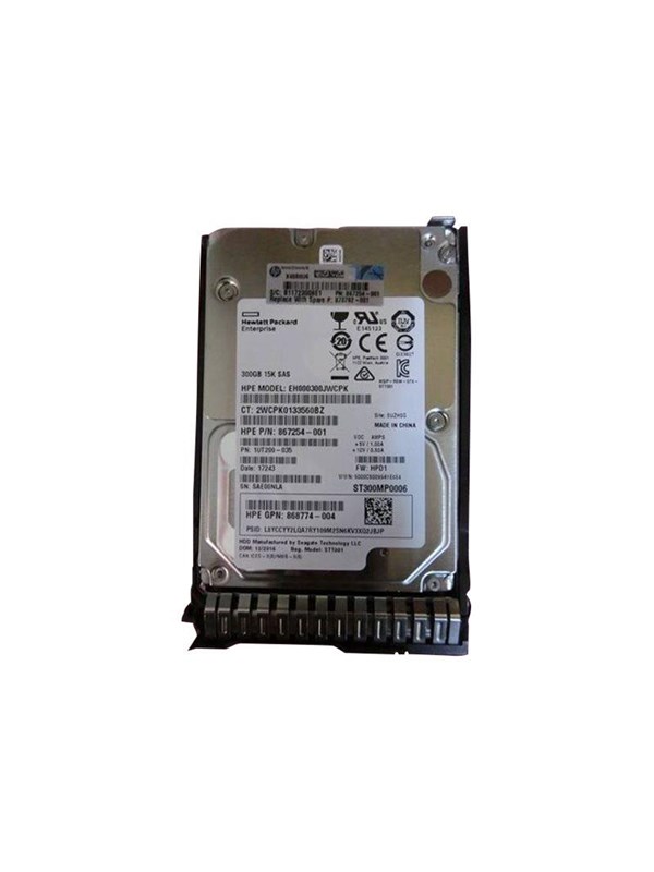 HP E Enterprise - 300GB - Harde schijf - 870792-001 - SAS3 - 2.5"
