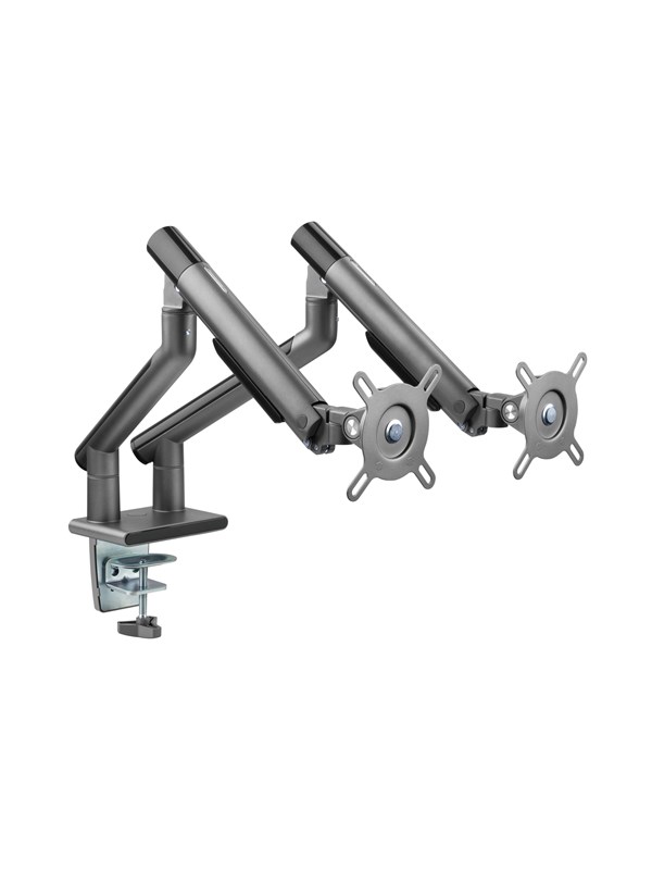Alterzone Arm Duo dual aluminum monitor arms Space gray