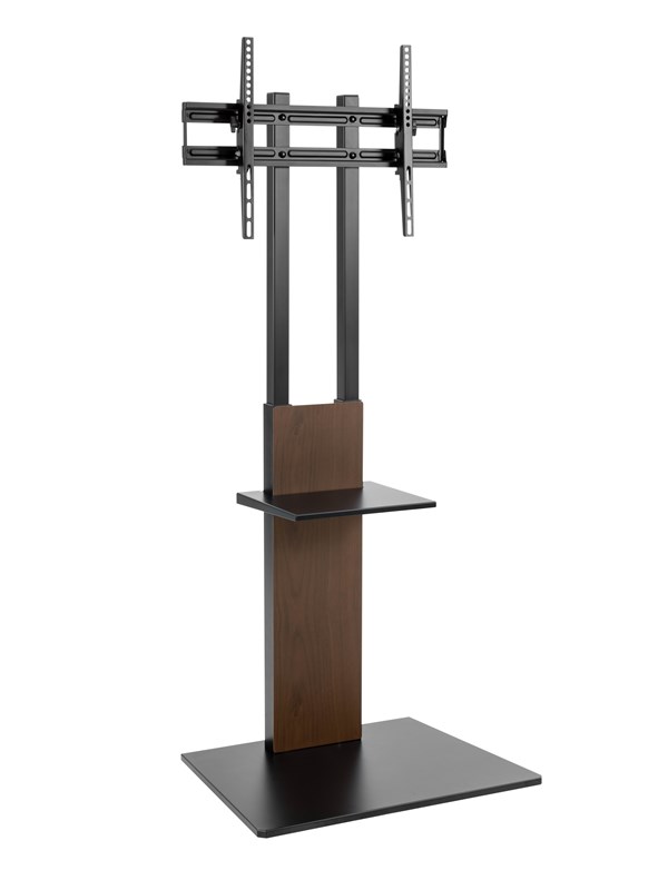 Alterzone Slim 7s TV floor stand with shelf for 37"-70" TVs Walnut - Max - recommended for