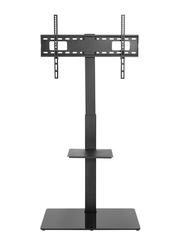 Alterzone Slim 7g TV stand with glass base for 37"-70" TVs Black - Max 40 kg - recommended for