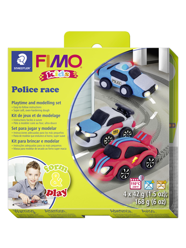 Staedtler Set Mod.clay FIMO kids F&P P. Race