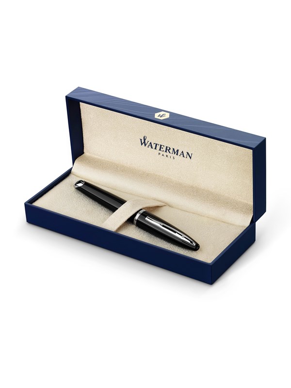 Waterman Carène Zwart Sea C.T Fountain pen m Blauw