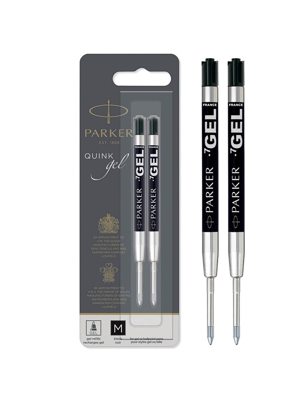 Parker Gel refill m Zwart 2-Blister