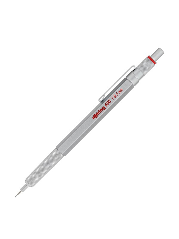 rOtring 600-vulpotlood | 0,5 mm | zilverkleurig