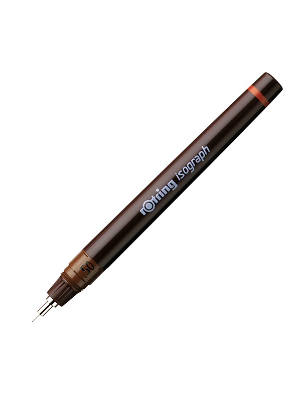 rOtring Isograph technische tekenpen | 0,50 mm | Navulbare fineliner