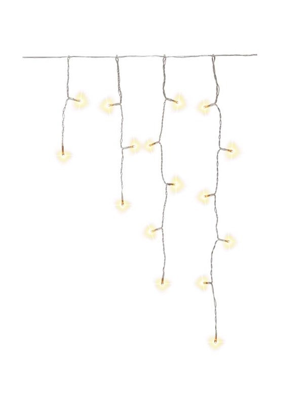 Goobay 57940 decoratieve verlichting Lichtdecoratie ketting Zwart, Transparant 400 lampen LED 0,04 W