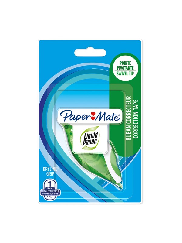 Paper Mate Papier Mate Liquid Papier DryLine Grip Correctietape